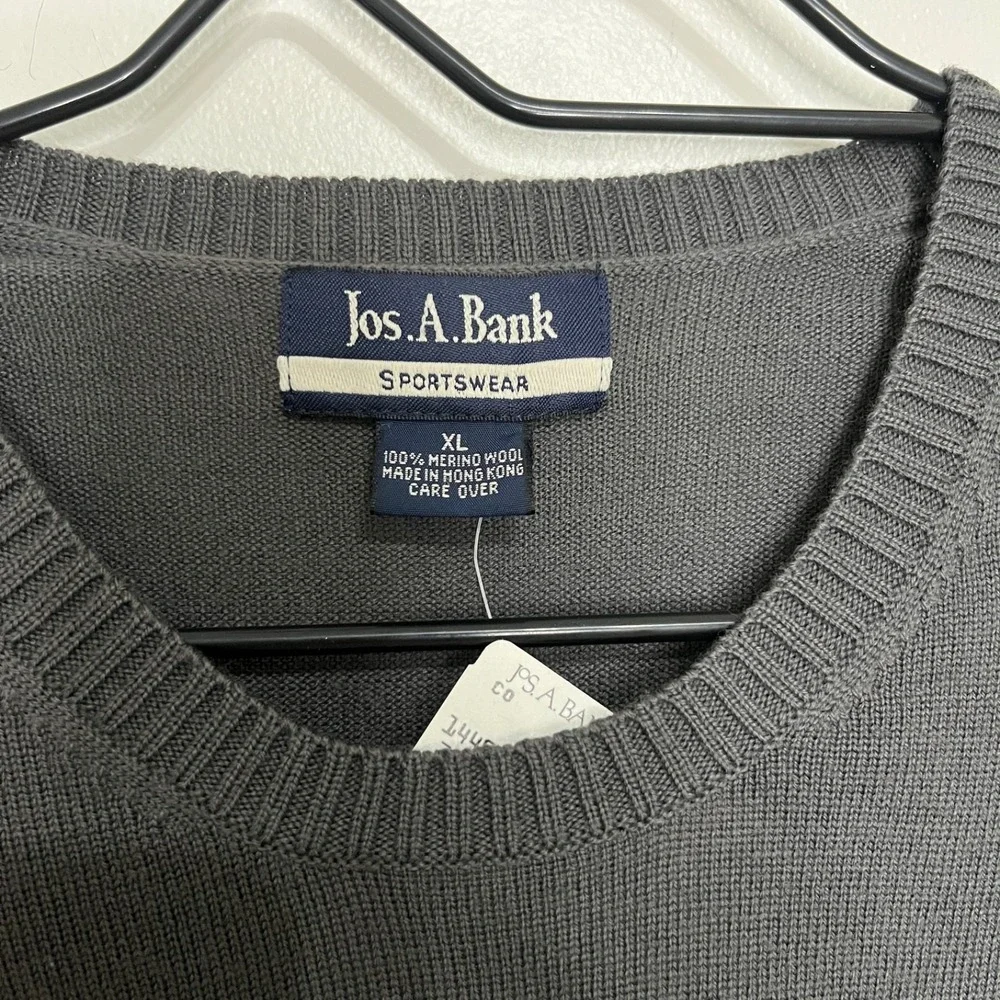 Joseph A Bank Sportswear 100% Merino Wool Sweater Mens XL Preppy Capsule Classic